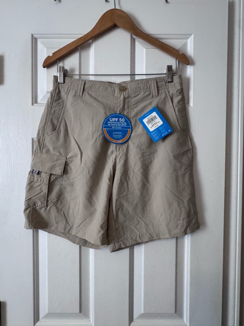 NWT Columbia Men’s Silver Ridge Cargo Shorts - Size Small - 8” Inseam - UPF 50